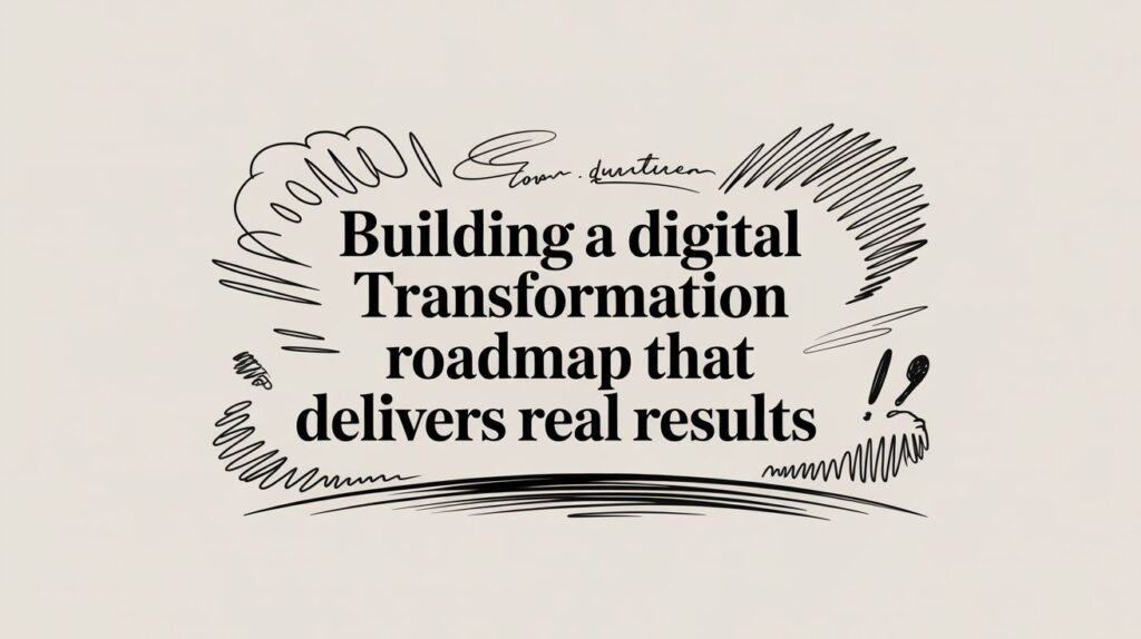 digital transformation roadmap concept art