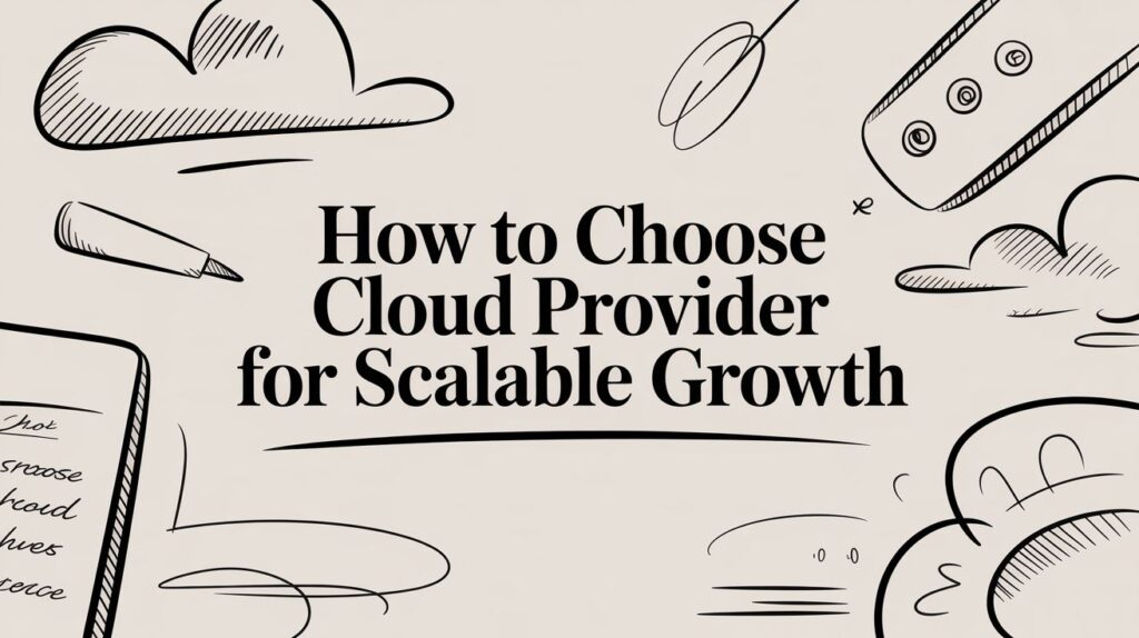 how to choose cloud provider cloud strategy