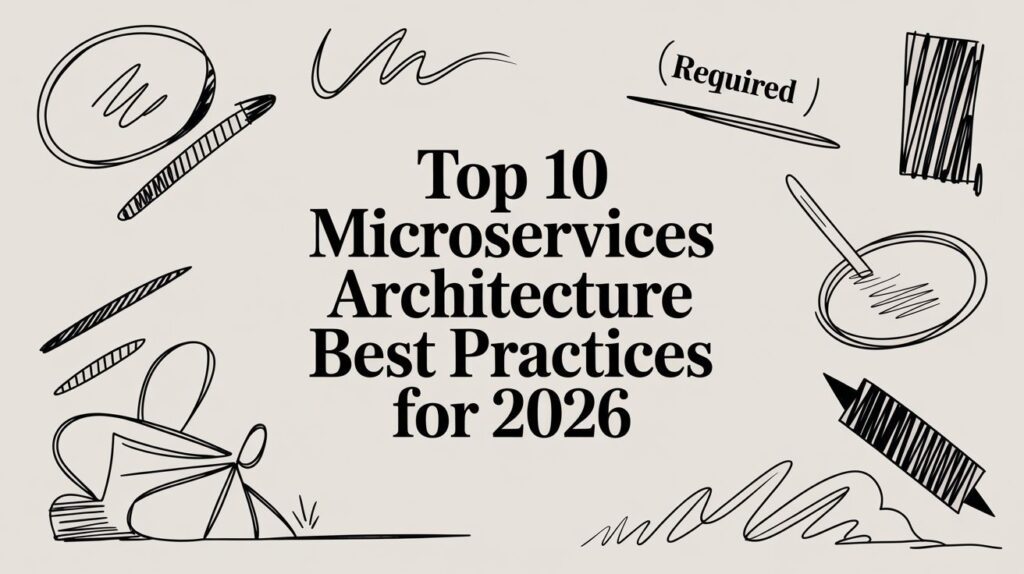 microservices architecture best practices illustration