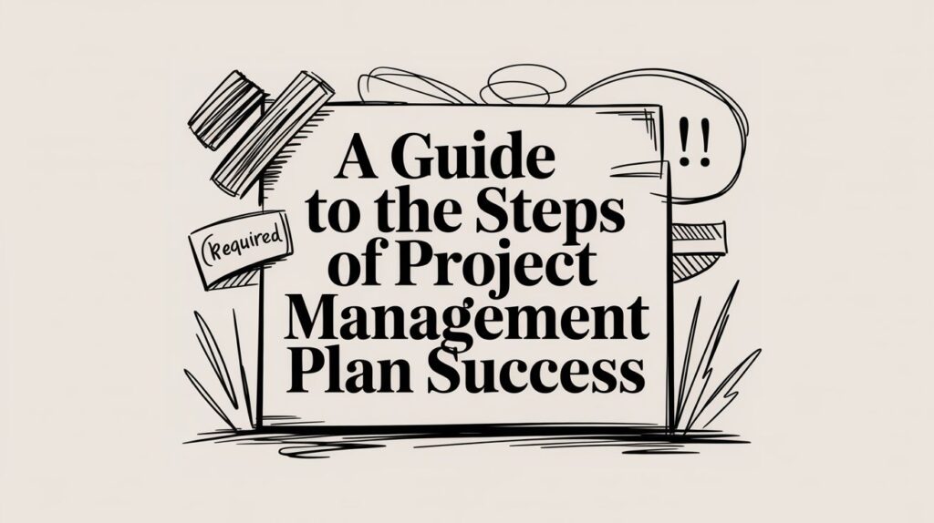 steps of project management plan management guide