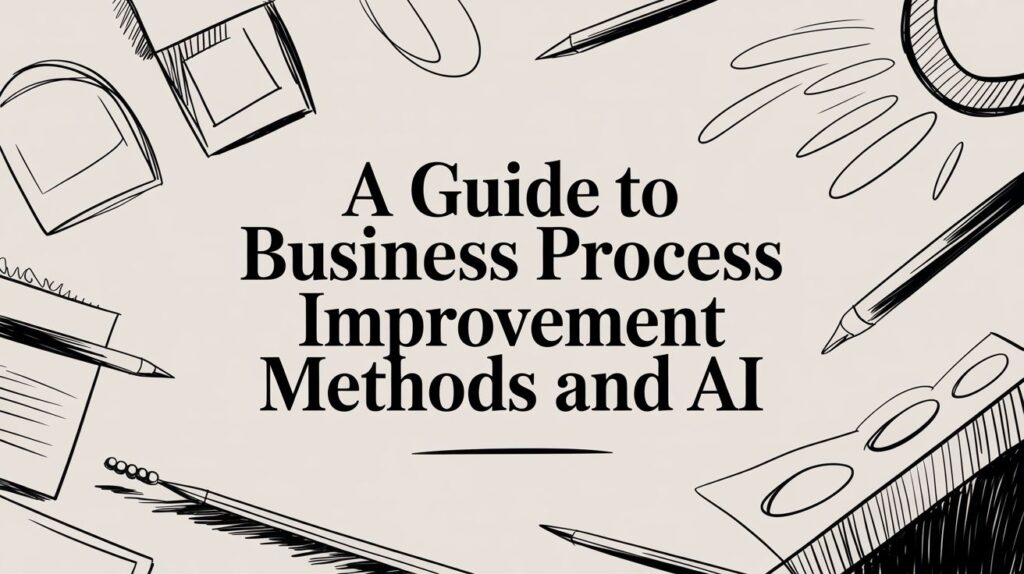 business process improvement office sketches