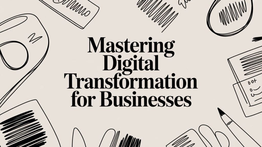 digital transformation for businesses business concept